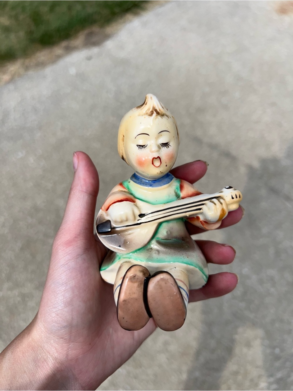 Vintage 1960’s Gold Castle Porcelain Japan Figurine